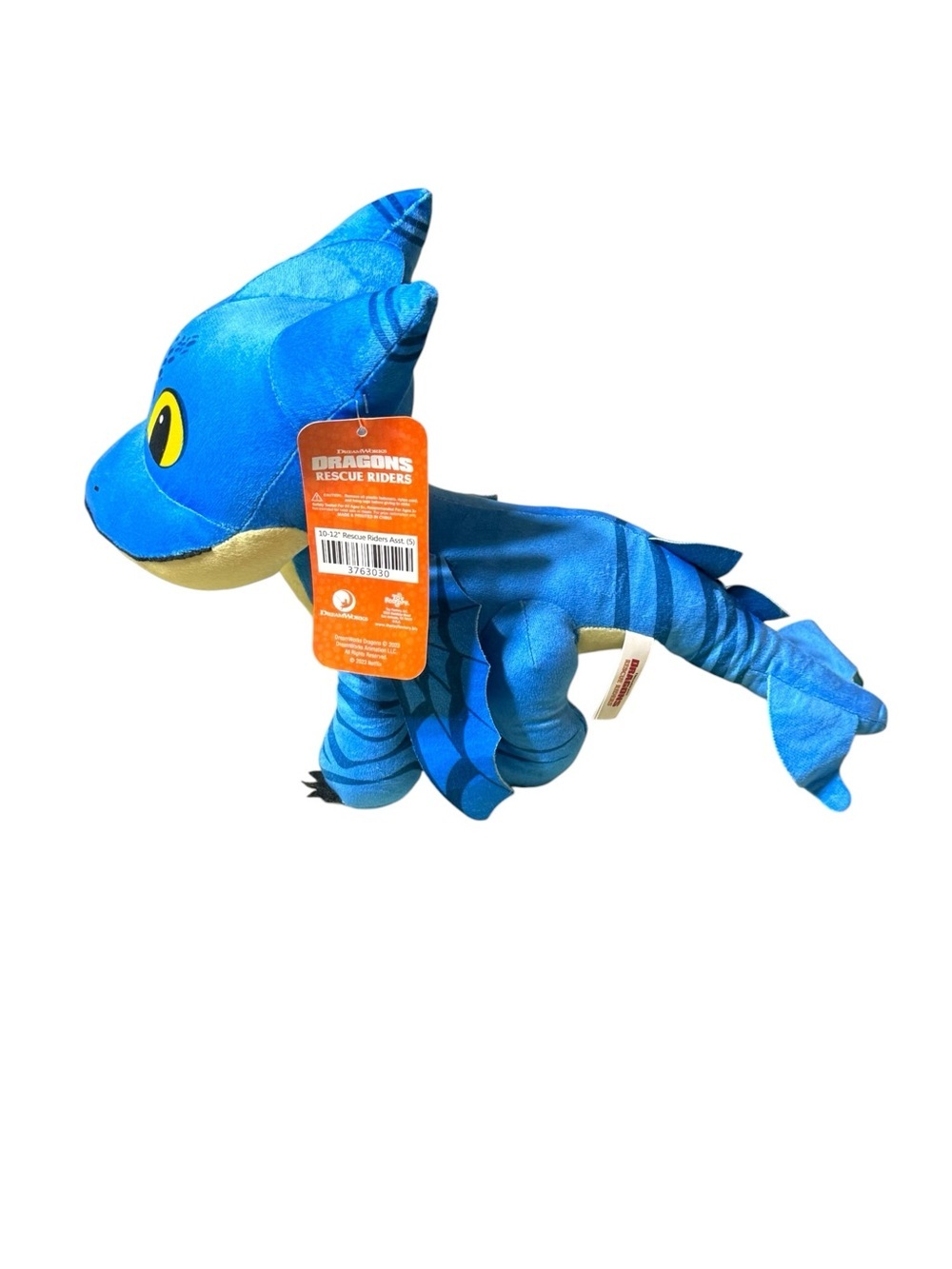 Winger Plush DreamWorks Dragons Rescue Riders Blue Stuffed Animal NWT Rare